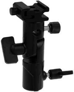 Fotodiox Elite Flash Umbrella Bracket - Swivel/Tilt Head, Mountable to Light Stand & Tripod, for Nissin Flash