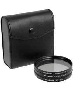 Fotodiox Filter Kit, UV, Circular Polarizer, Soft Diffuser, 67mm for Canon, Nikon, Sony, Olympus, Pentax, Panasonic Camera Lenses.