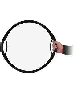 Fotodiox Pro 22" 5-in-1 Handled Reflector - Premium Grade Collapsible Disc with Easy Hold Handles and Carrying Case: Diffusion, White, Black, Silver & Gold
