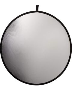 Fotodiox 42in (100cm) 2-in-1 Collapsible Reflector Disc - Silver/White