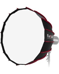 Fotodiox 28in EZ-Pro DLX Parabolic Softbox with Bowens Gemini & Calumet Travelite Compatible Speedring - Quick Collapsible 28in (70cm) Softbox with Silver Reflective Interior with Double Diffusion