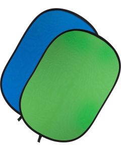 Fotodiox Chromakey Green and Blue Jacket Cover, fits 40x60 5-in-1 Oval Reflector Pro Collapsible Disc Kit Collapsible